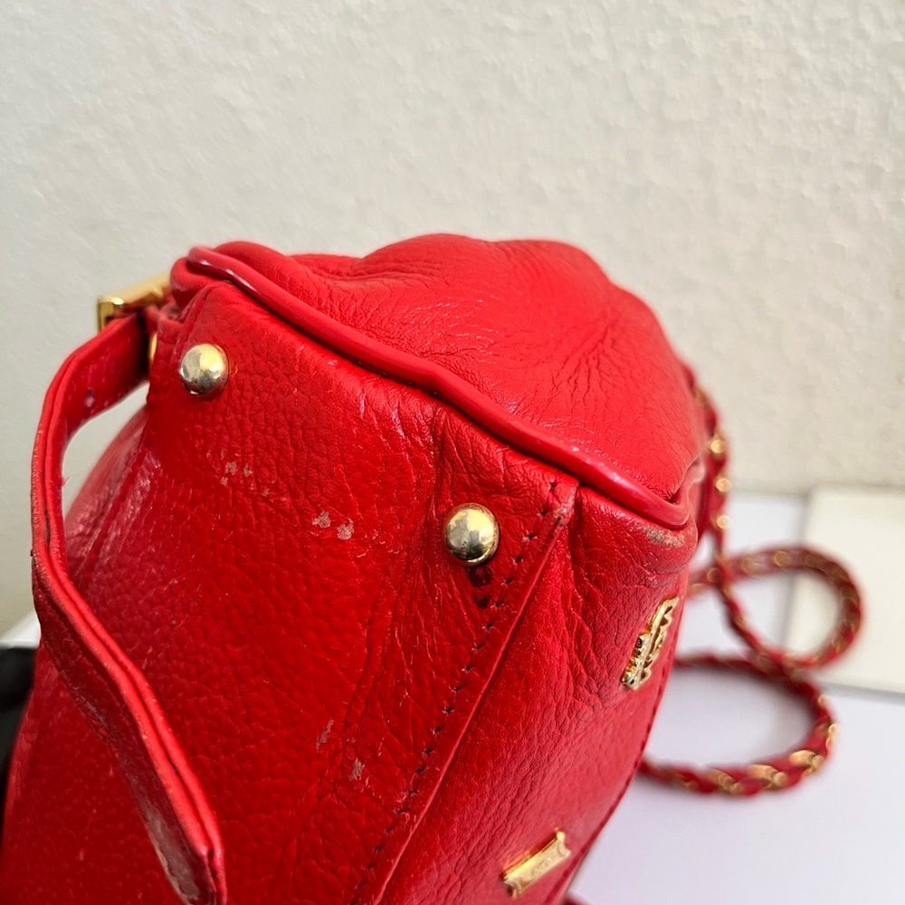 MCM Scarlet Backpack with Gold Details - Picture 7 of 12